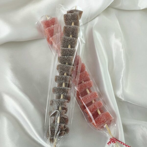 Brochette ceinture XXL cola et fraise