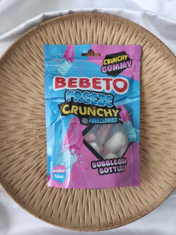 Freeze crunchy bubble gum